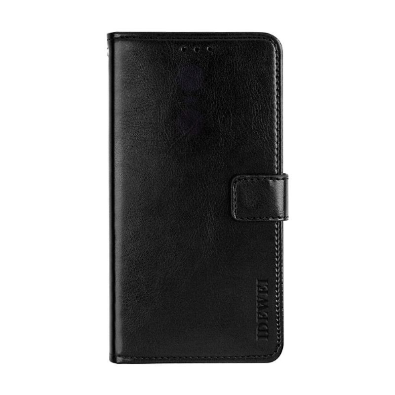 Κάλυμμα Oppo Find X3 Neo Θήκη Flip Idewei Folio Leather Effect