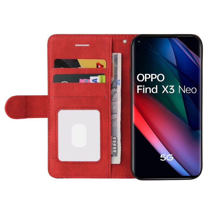 Θήκη Flip Oppo Find X3 Neo Bicolor Artistic