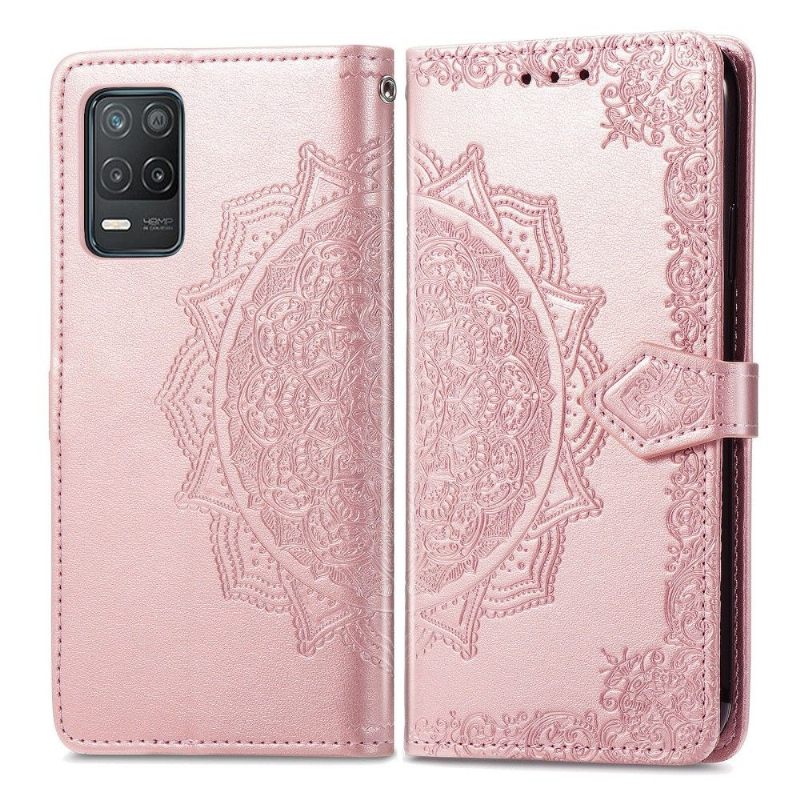 Κάλυμμα Realme 8 5G Mandala Relief Faux Leather