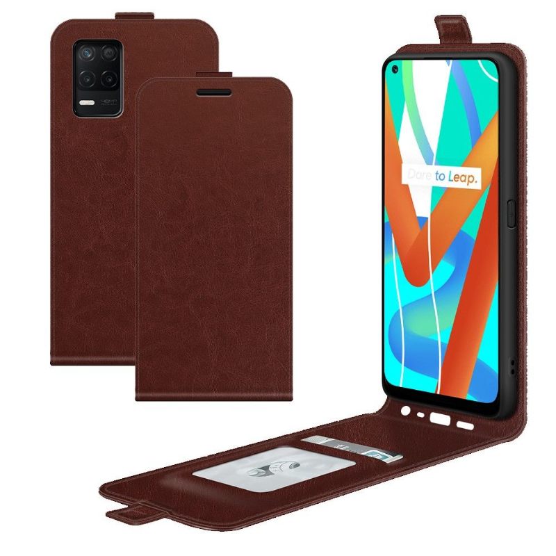 Κάλυμμα Realme 8 5G Θήκη Flip Faux Leather Vertical