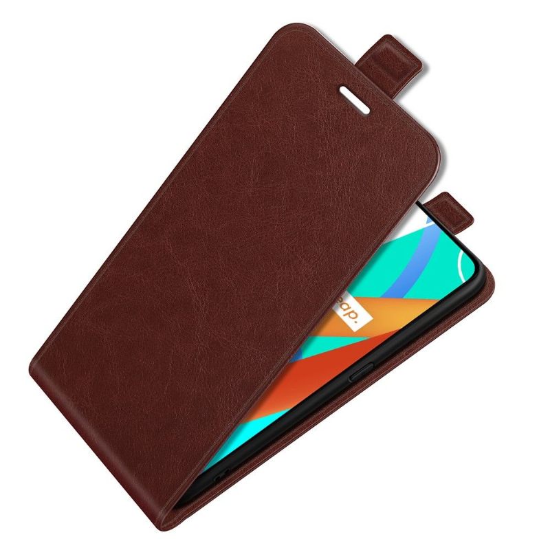 Κάλυμμα Realme 8 5G Θήκη Flip Faux Leather Vertical