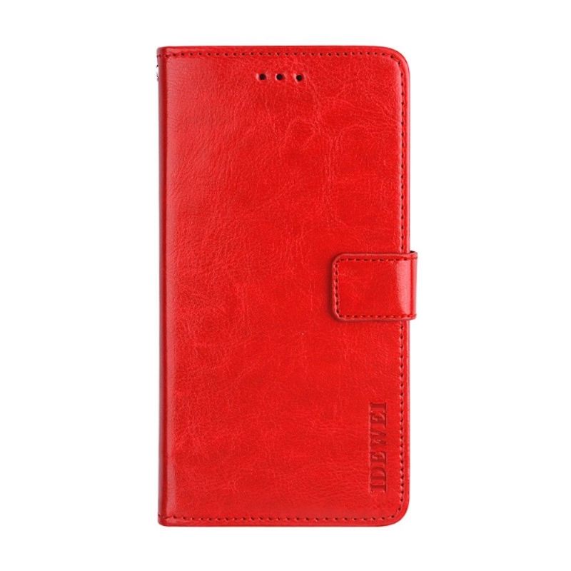 Κάλυμμα Realme 8 5G Θήκη Flip Idewei Folio Leather Effect