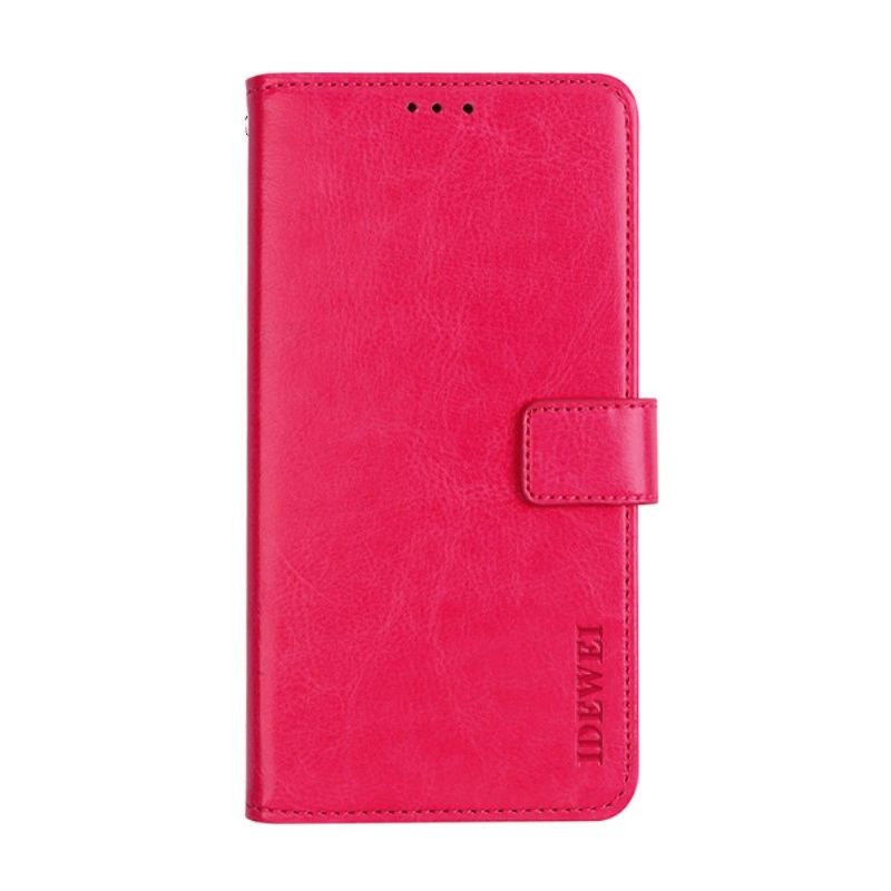 Κάλυμμα Realme 8 5G Θήκη Flip Idewei Folio Leather Effect