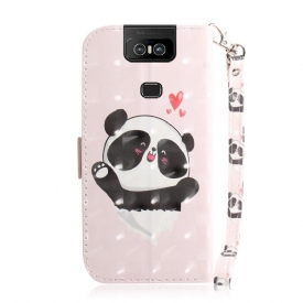 Κάλυμμα Asus Zenfone 6 Χαριτωμένο Panda