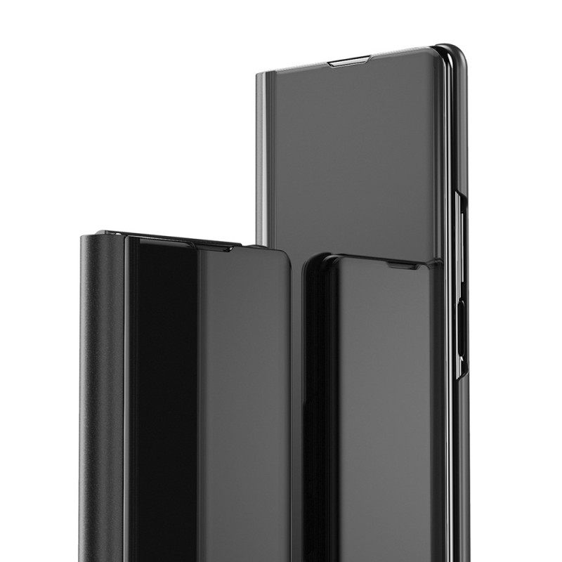 Δερματινη Θηκη Samsung Galaxy Z Fold 5 Κάλυμμα Καθρέφτη