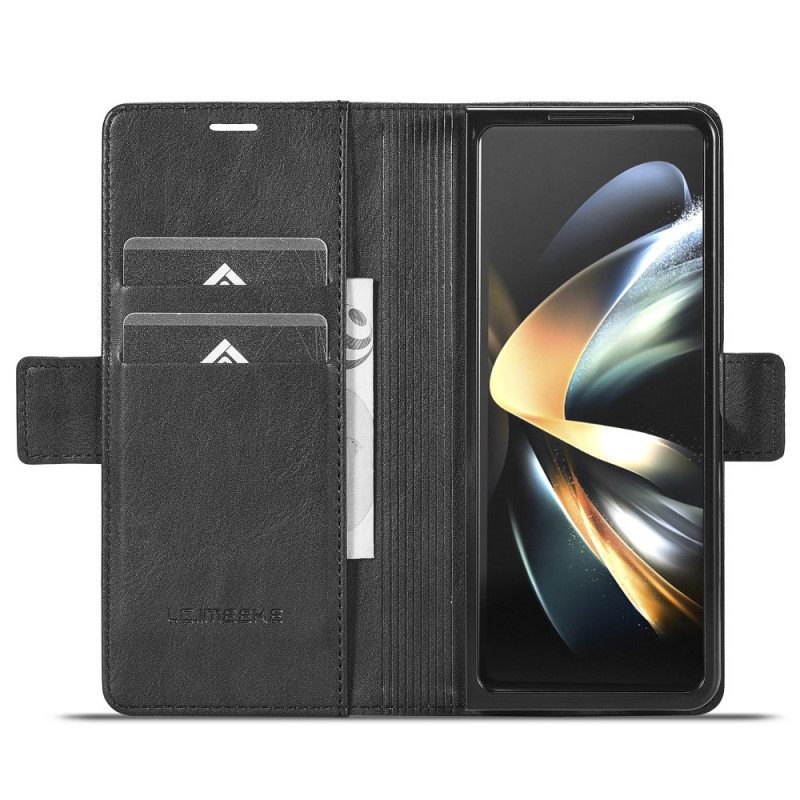 Δερματινη Θηκη Samsung Galaxy Z Fold 5 Rfid Leather Style Lc.imeeke Σιλικόνης