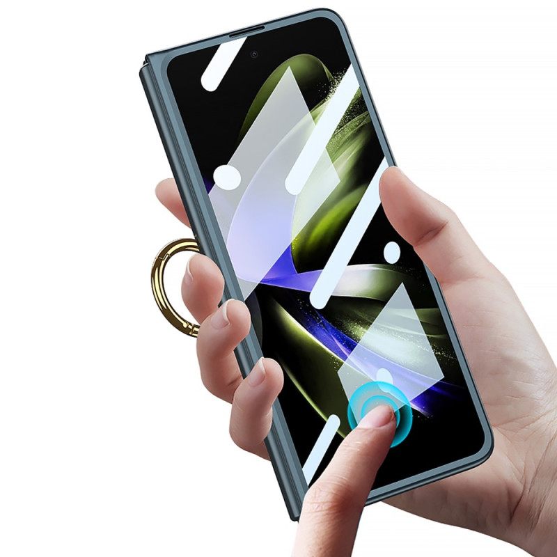 Κάλυμμα Samsung Galaxy Z Fold 5 Κλασικό Με Δαχτυλίδι Gkk