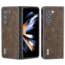 Κάλυμμα Samsung Galaxy Z Fold 5 Litchi Faux Leather Abeel