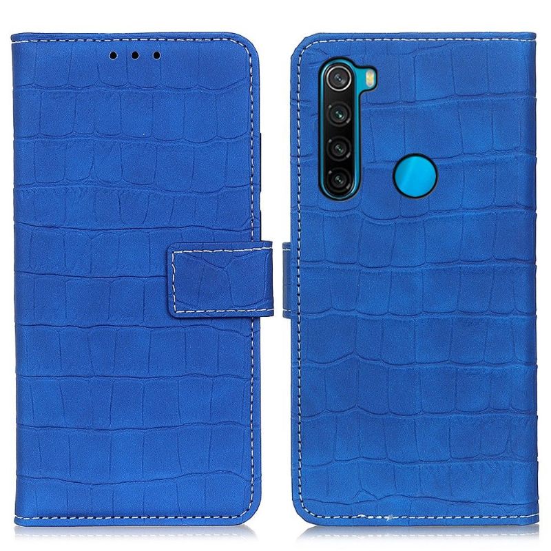 δερματινη θηκη Xiaomi Redmi Note 8 2021 Imitation Leather Croc Look