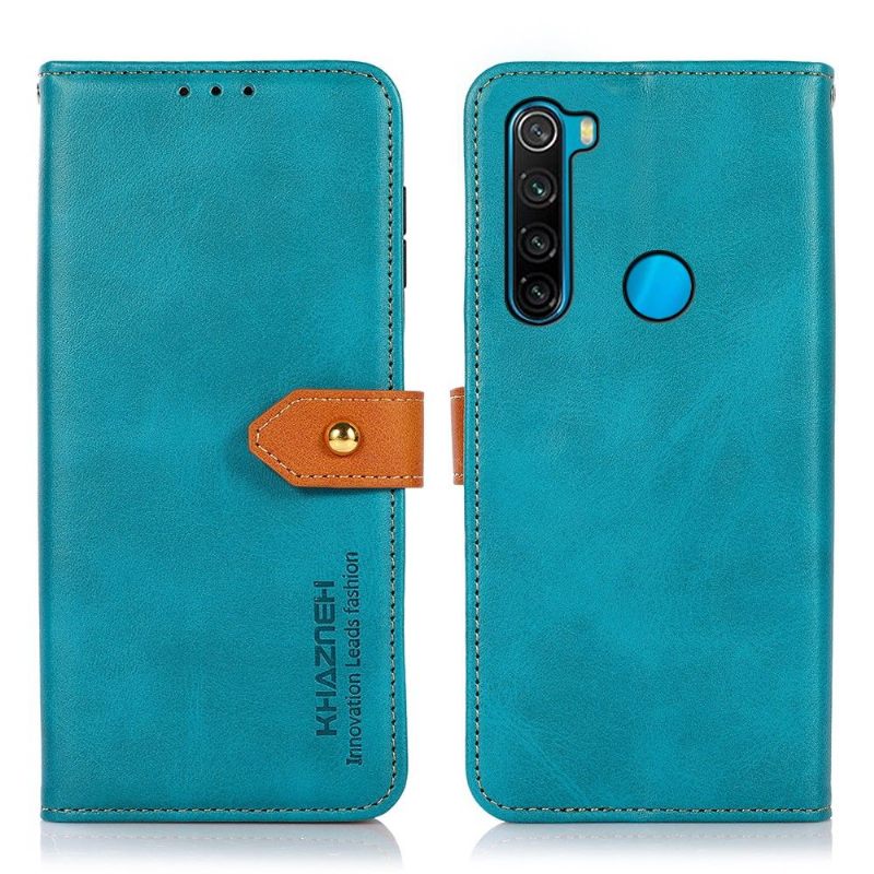 Κάλυμμα Xiaomi Redmi Note 8 2021 Khazneh Bicolor Faux Leather