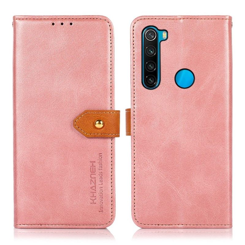 Κάλυμμα Xiaomi Redmi Note 8 2021 Khazneh Bicolor Faux Leather