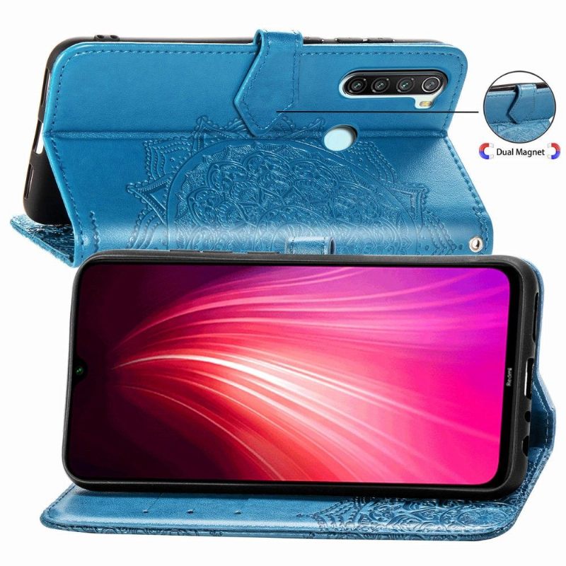 Κάλυμμα Xiaomi Redmi Note 8 2021 Mandala Relief Faux Leather