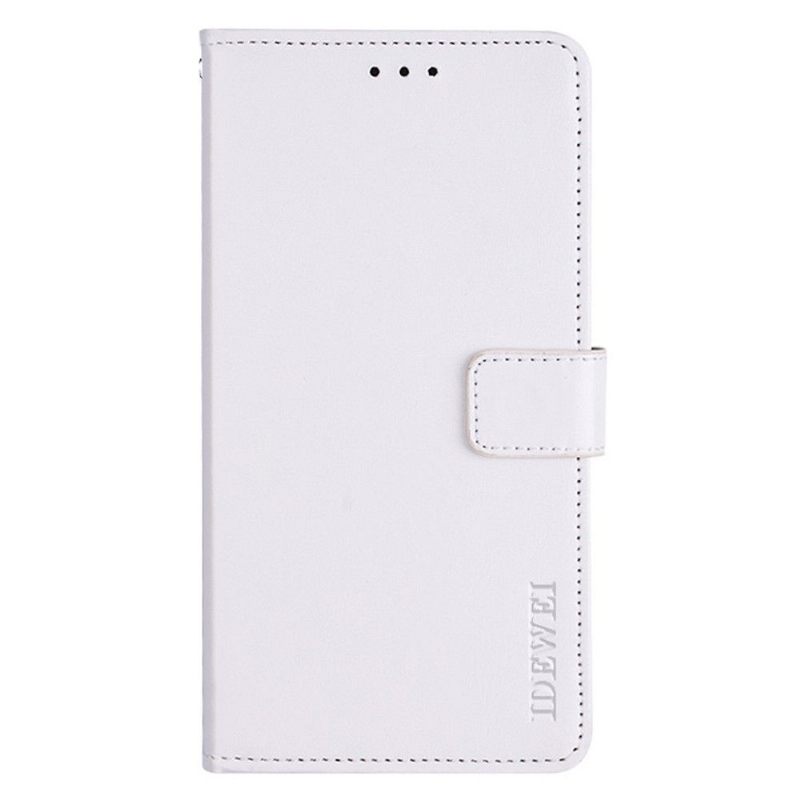 Κάλυμμα Xiaomi Redmi Note 8 2021 Θήκη Flip Idewei Folio Leather Effect