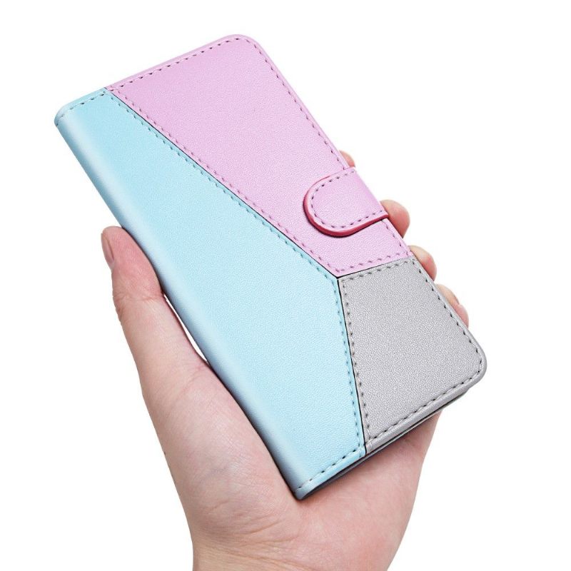 Κάλυμμα Xiaomi Redmi Note 8 2021 Tricolor Faux Leather