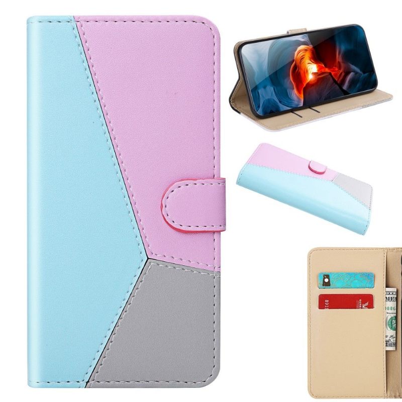 Κάλυμμα Xiaomi Redmi Note 8 2021 Tricolor Faux Leather