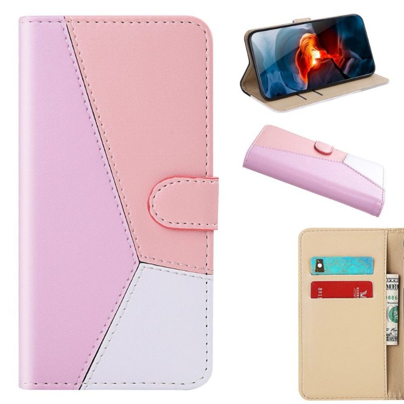 Κάλυμμα Xiaomi Redmi Note 8 2021 Tricolor Faux Leather