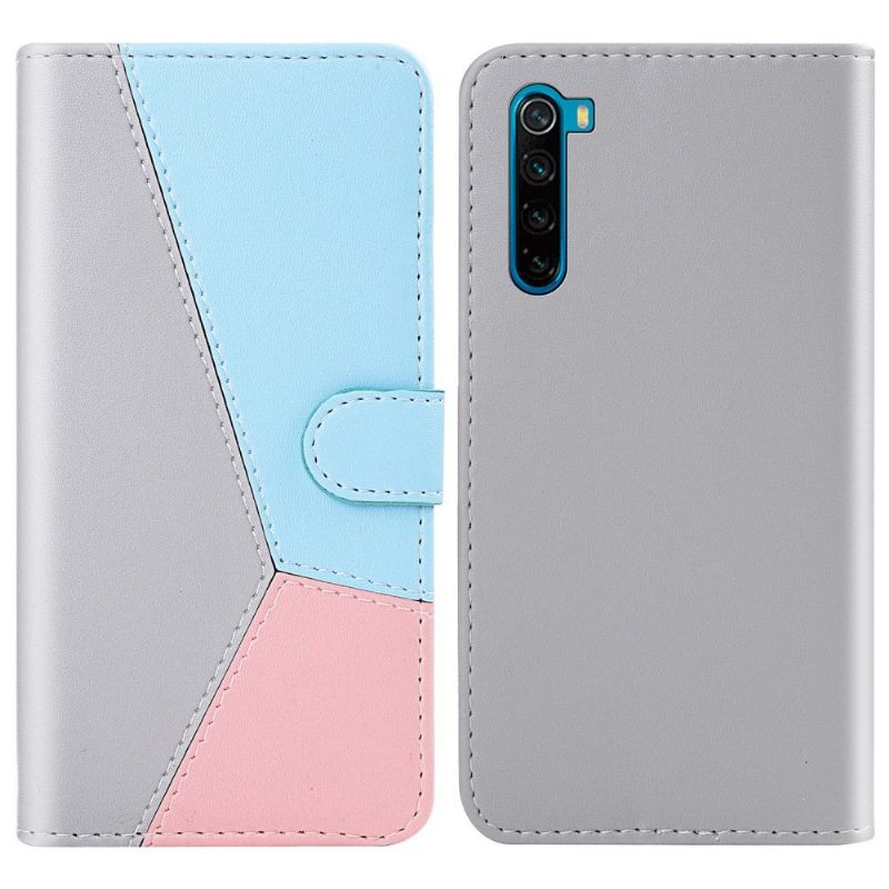 Κάλυμμα Xiaomi Redmi Note 8 2021 Tricolor Faux Leather