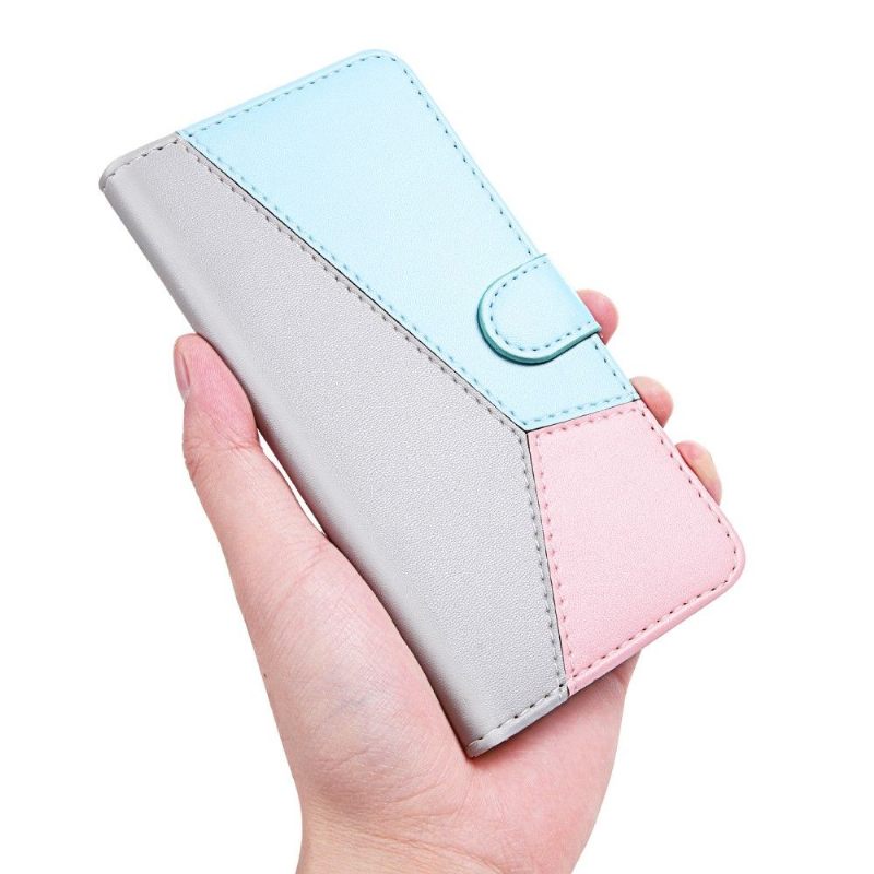 Κάλυμμα Xiaomi Redmi Note 8 2021 Tricolor Faux Leather