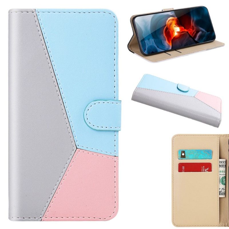 Κάλυμμα Xiaomi Redmi Note 8 2021 Tricolor Faux Leather