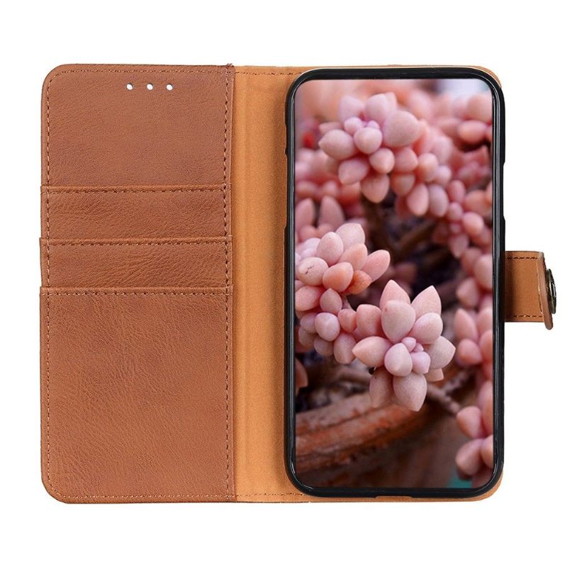 Θήκη Flip Xiaomi Redmi Note 8 2021 Κάτοχος Κάρτας Khazneh Leather Effect