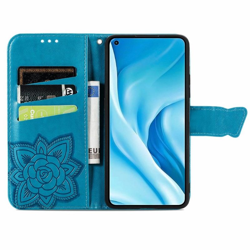 δερματινη θηκη Xiaomi Mi 11 Lite 5G NE / Mi 11 Lite / Mi 11 Lite 5G Butterfly Relief