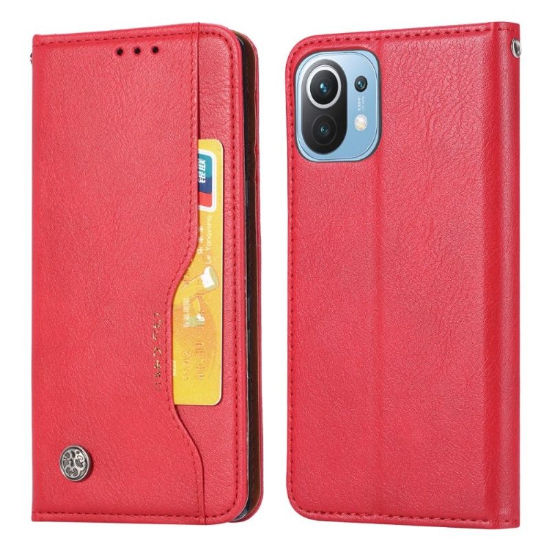 Κάλυμμα Xiaomi Mi 11 Lite 5G NE / Mi 11 Lite / Mi 11 Lite 5G Stand Case Δερμάτινο Εφέ