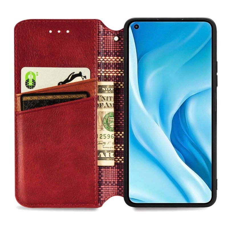 Θήκη Flip Xiaomi Mi 11 Lite 5G NE / Mi 11 Lite / Mi 11 Lite 5G Κάτοχος Κάρτας Σχεδίασης Kub