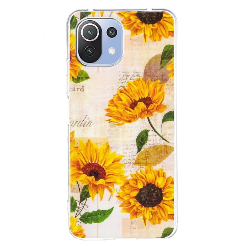 θηκη κινητου Xiaomi Mi 11 Lite 5G NE / Mi 11 Lite / Mi 11 Lite 5G Fluorescent Sunflower Vintage