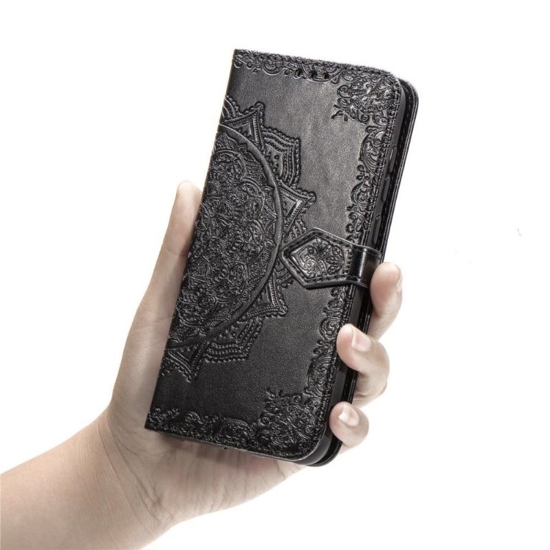 Κάλυμμα Xiaomi Redmi 9C Mandala Relief Faux Leather