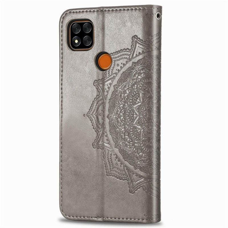 Κάλυμμα Xiaomi Redmi 9C Mandala Relief Faux Leather