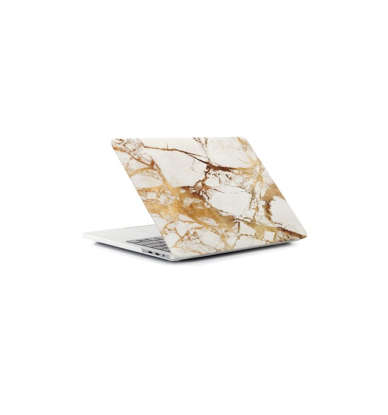 Macbook Air 13 Inches 2018 - Marble Hard Shell - Gold