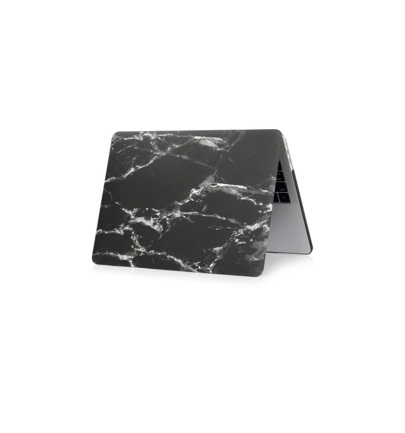 Macbook Air 13 Ιντσών 2018 - Marble Print Shell - Μαύρο / Λευκό