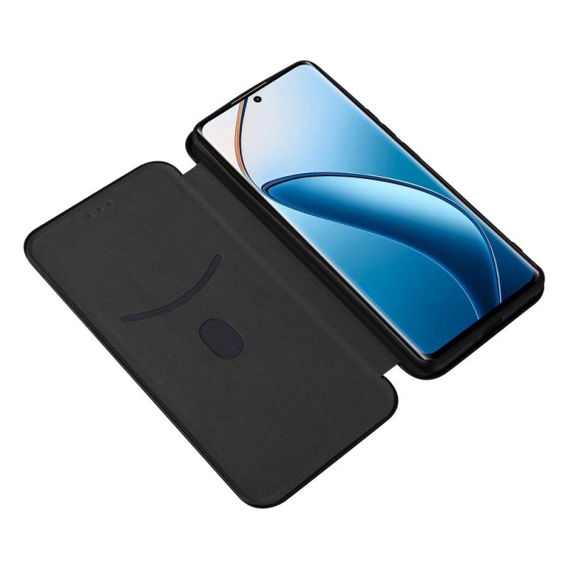 Δερματινη Θηκη Realme 12 Pro / 12 Pro Plus Ίνα Άνθρακα