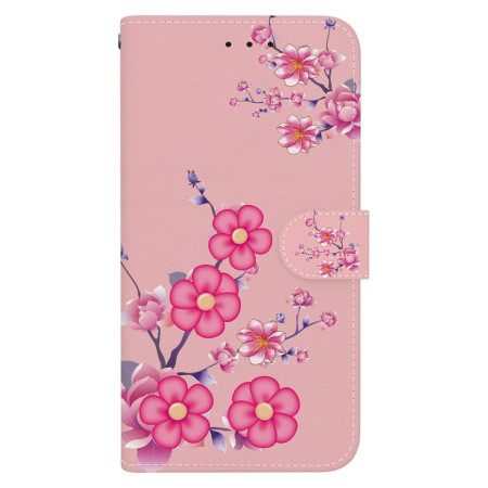 Δερματινη Θηκη Realme 12 Pro / 12 Pro Plus Sakura Με Strap