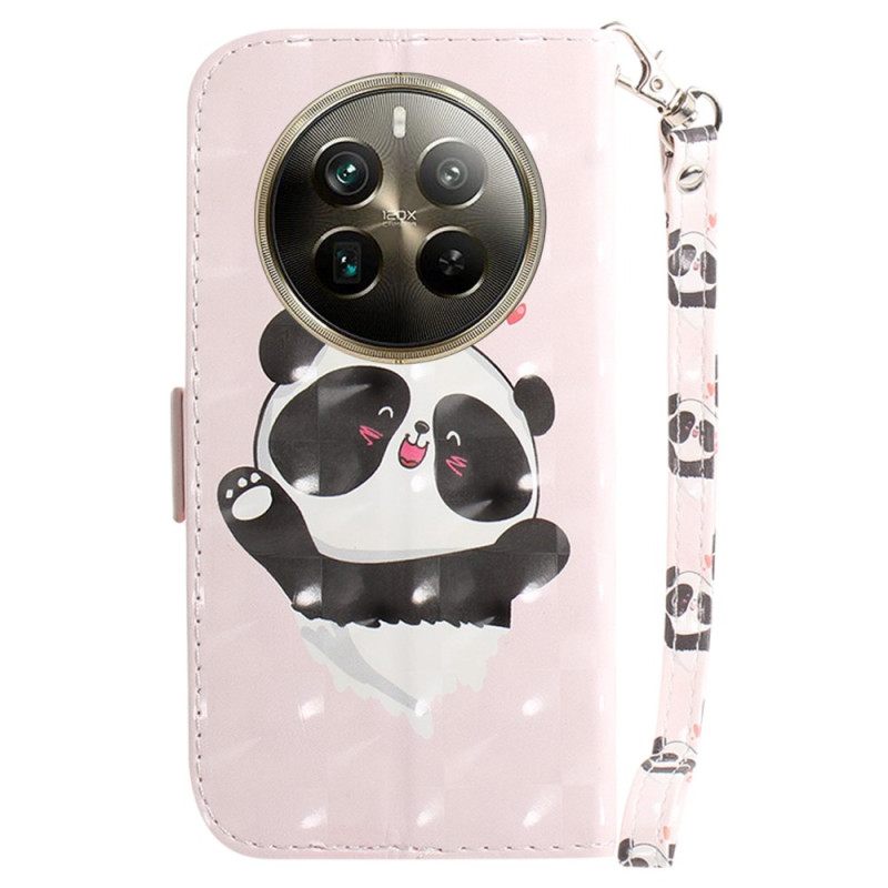 Θηκη Κινητου Realme 12 Pro / 12 Pro Plus Θήκες Κινητών Panda Love With Strap