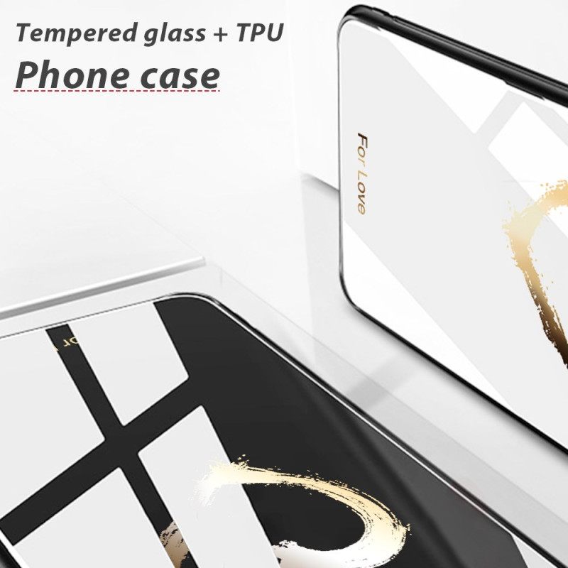 Κάλυμμα Huawei Pura 70 Golden Heart Tempered Glass