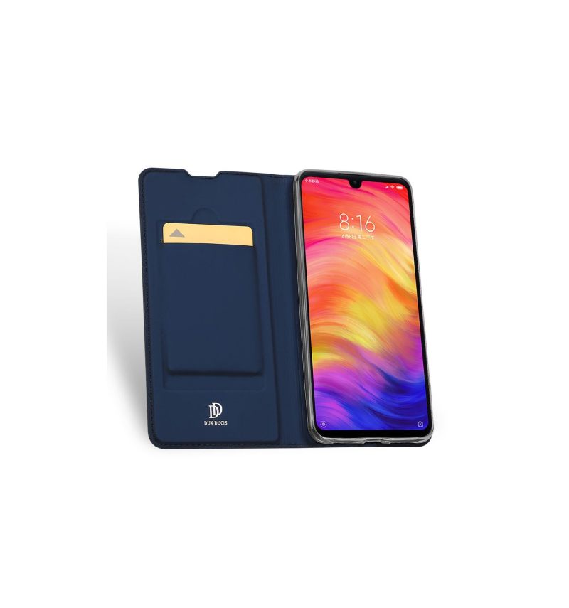 Θήκη Flip Xiaomi Redmi Note 7 Επαγγελματική Απομίμηση Δέρματος