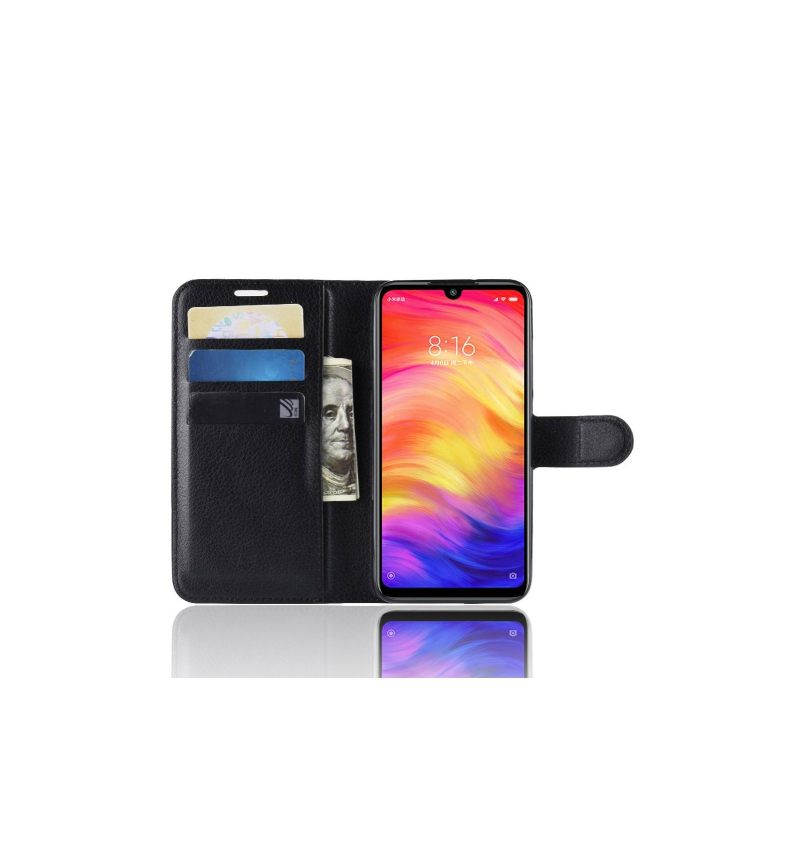 Θήκη Flip Xiaomi Redmi Note 7 Style Δερμάτινη Θήκη Για Κάρτες