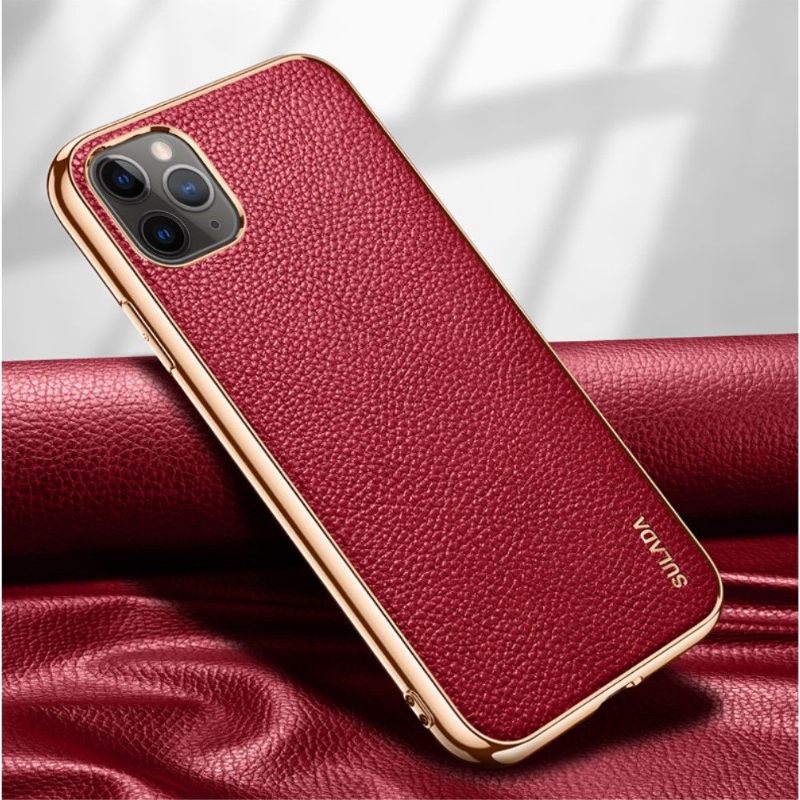 θηκη κινητου iPhone 11 Pro Max Sulada Grained Leather Effect