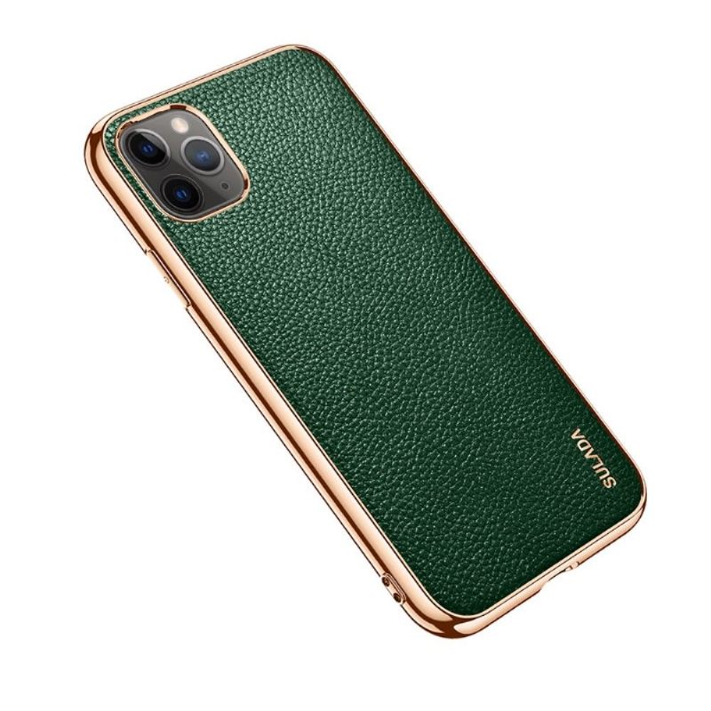 θηκη κινητου iPhone 11 Pro Max Sulada Grained Leather Effect