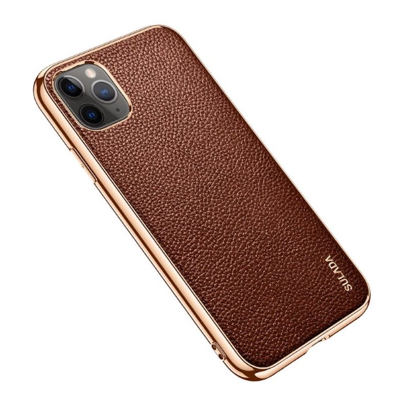 θηκη κινητου iPhone 11 Pro Max Sulada Grained Leather Effect