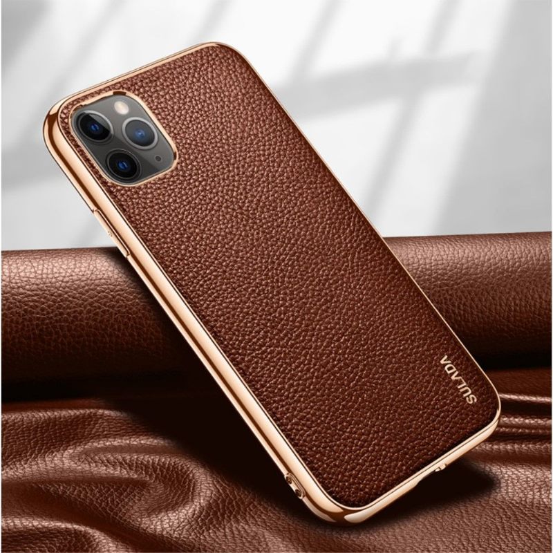 θηκη κινητου iPhone 11 Pro Max Sulada Grained Leather Effect