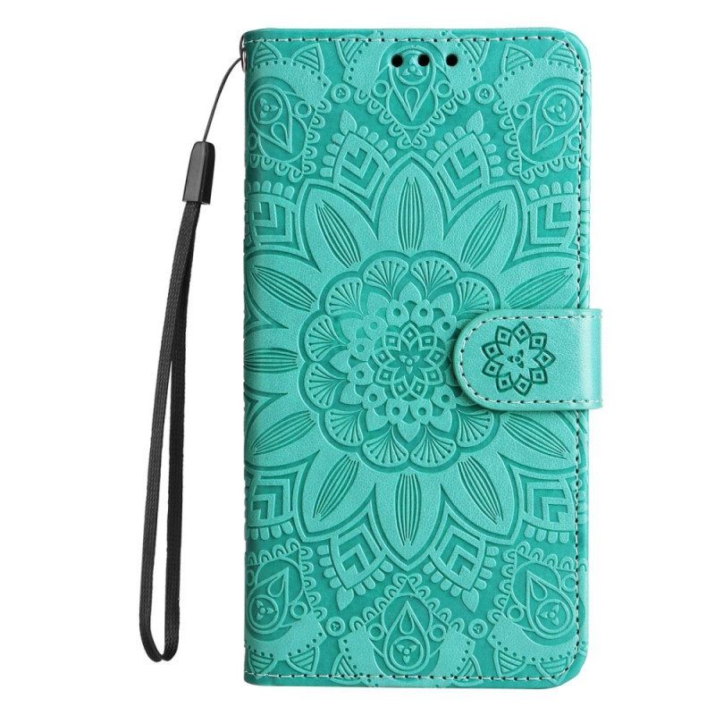 Κάλυμμα Xiaomi Redmi Note 12 5G με κορδονι Διακόσμηση Mandala Με Λουράκι