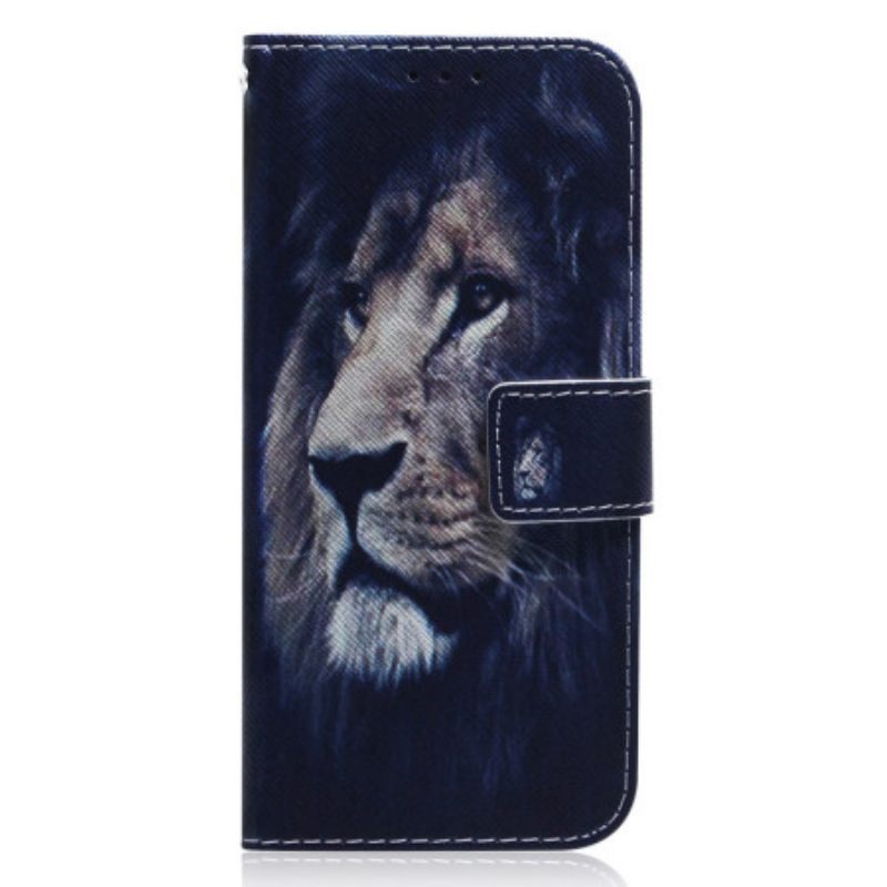 Κάλυμμα Xiaomi Redmi Note 12 5G με κορδονι Dreaming Lion Με Λουράκι