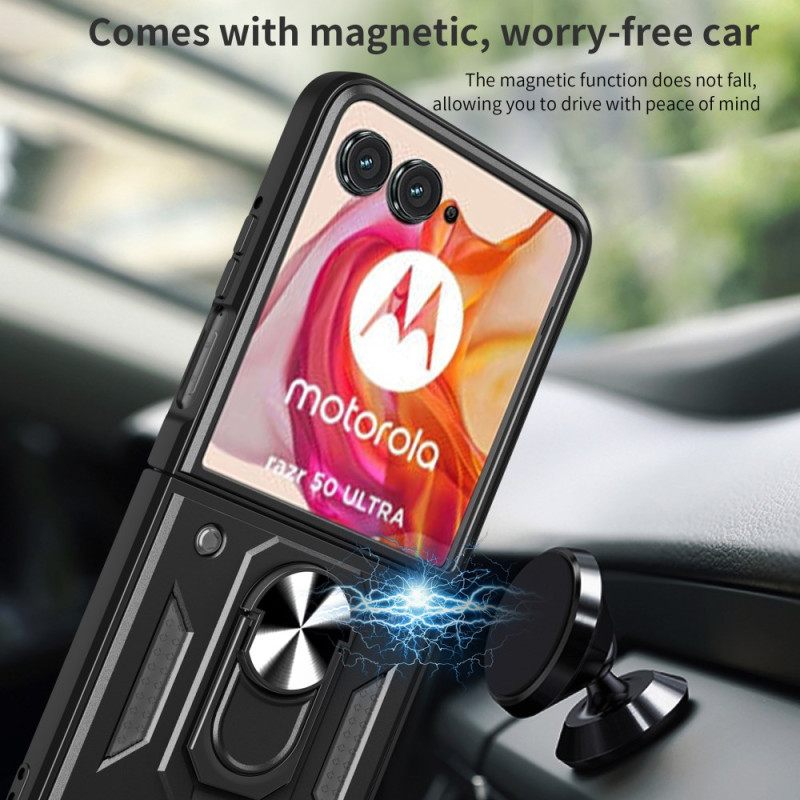 Κάλυμμα Motorola Razr 50 Ultra Δακτύλιος-υποστήριξη