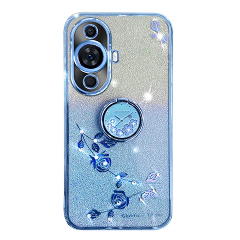 Κάλυμμα Huawei Nova 11 Pro Glittery Με Υποστήριξη Kadem Σιλικόνης