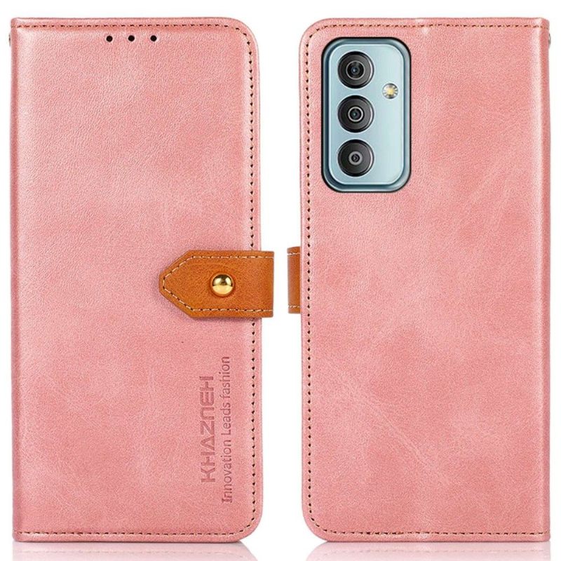 δερματινη θηκη Samsung Galaxy M13 Khazneh Bicolor Faux Leather