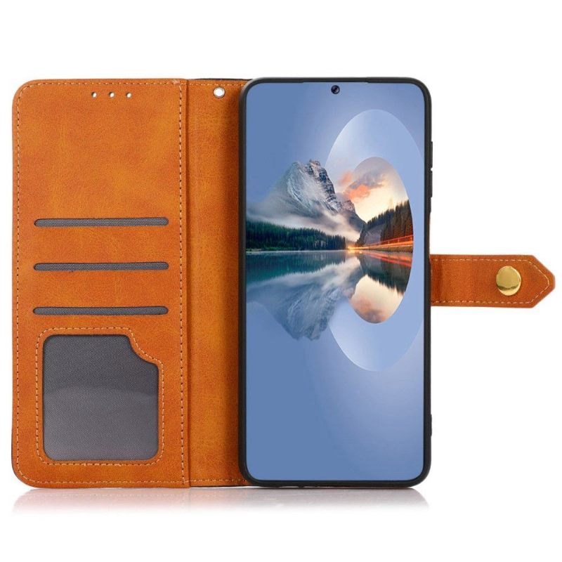 δερματινη θηκη Samsung Galaxy M13 Khazneh Bicolor Faux Leather