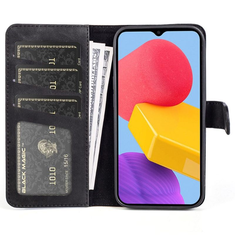 Κάλυμμα Samsung Galaxy M13 Θήκη Flip Bicolor Folio Stand