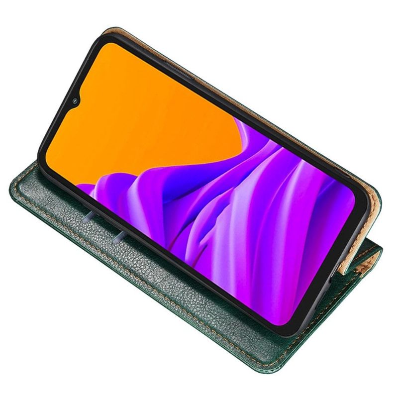 θηκη κινητου Samsung Galaxy M13 Θήκη Flip Καθαρό Ψεύτικο Δέρμα